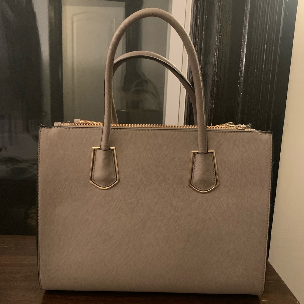 Taupe handbag